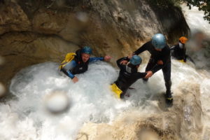 Crescendo Canyoning in het Parc des Ecrins