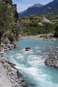 Pure rafting rafting on the Guil at Mont Dauphin