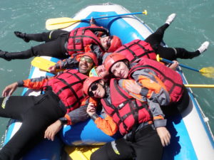 Pure rafting water fun in the Hautes Alpes