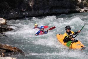 Stip Yaks kayak op de Guil in de Queyras