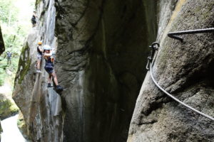 Crescendo Via Ferrata dans le Parc des Ecrins