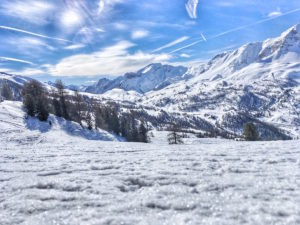 Vue vers le col de Vars