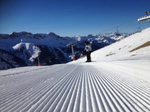 Ski in Saint Véran in the Queyras