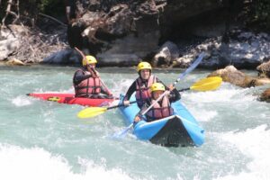 Kayak sur la Durance