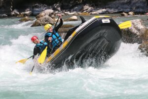 Sportieve rafting